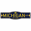 Michigan Wolverines 4&quot; x 17&quot; Street Sign NCAA