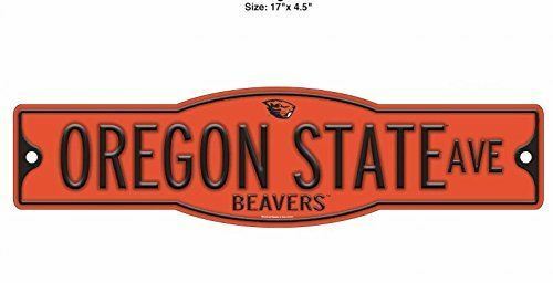 Oregon State Beavers 4" x 17" Street Sign NCAA