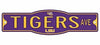 LSU Louisiana State University Tigers 4&quot; x 17&quot; Street Sign NCAA