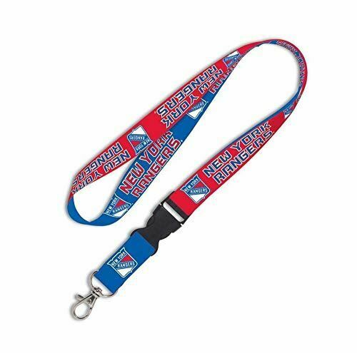 Wincraft NHL New York Rangers Lanyard with Detachable Buckle, 3/4"