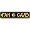 WinCraft Boston Bruins Plastic Fan Cave Sign 4&quot; x 17&quot; Street Sign NHL