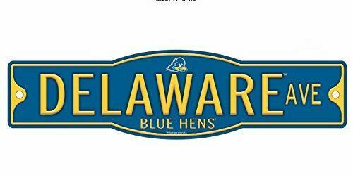 Delaware Fighting Blue Hens 4" x 17" Street Sign NCAA