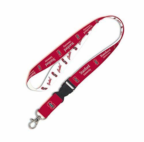 Wincraft NCAA Stanford University Lanyard with Detachable Buckle, 3/4"