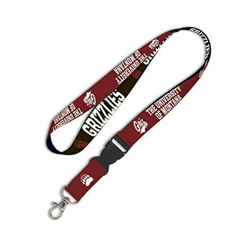 Wincraft NCAA University of Montana 81540012 Lanyard with Detachable Buckle, 3/4