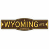 Wyoming Cowboys 4&quot; x 17&quot; Plastic Street Sign