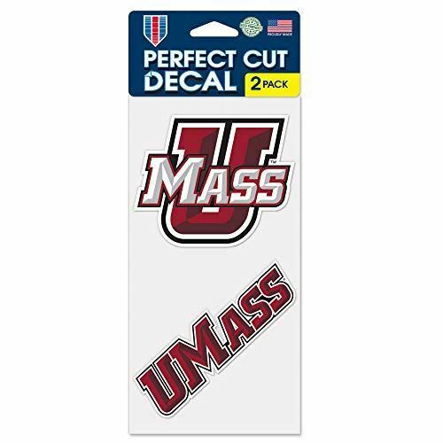 Wincraft UMass Minutemen Massachusetts Minutemen 4"x8" Die Cut Decal (Two - 4"x4