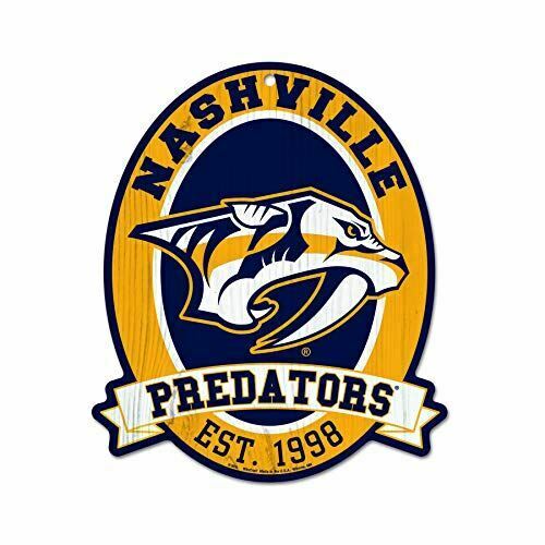 WinCraft Nashville Predators Wood Sign 11"X13"