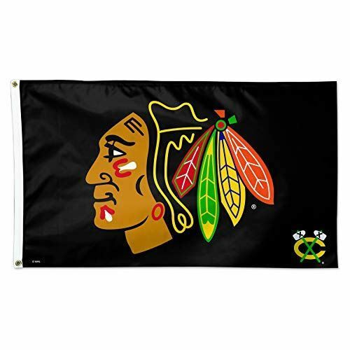 WinCraft Chicago Blackhawks Black Flag NHL Hockey 3 x 5 Foot Flag