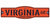 Virginia Cavaliers 4" x 17" Street Sign NCAA