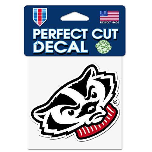Wisconsin Badgers Bucky Badger 4x4 Perfect Cut Decal