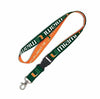 WinCraft MIAMI HURRICANES OFFICIAL LOGO LANYARD KEYCHAIN