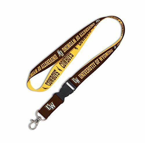 Wincraft NCAA University of Wyoming 81563012 Lanyard with Detachable Buckle, 3/4