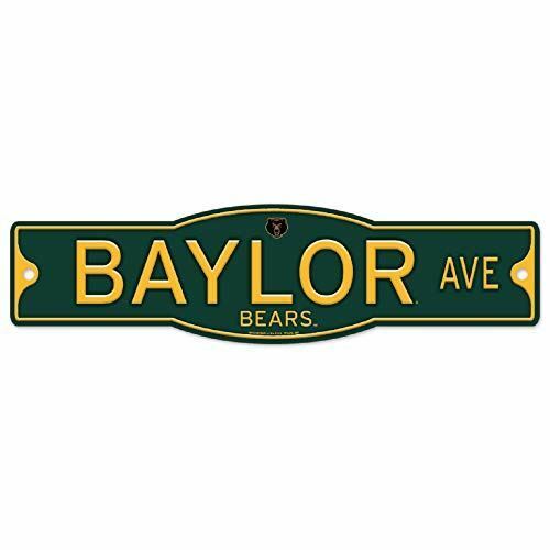 WinCraft Baylor Bears 4" x 17" Plastic Street Sign NCAA