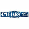 WinCraft Kyle Larson #42 NASCAR 4&quot;x17&quot; Street Sign