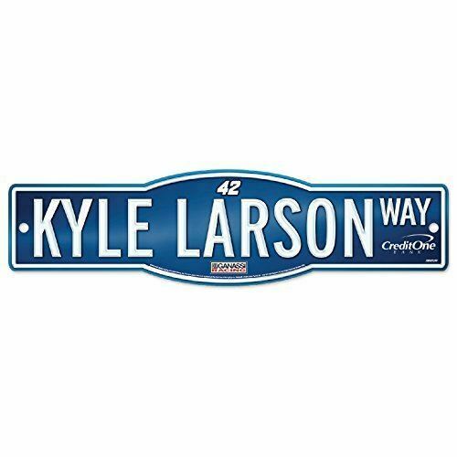 WinCraft Kyle Larson #42 NASCAR 4"x17" Street Sign