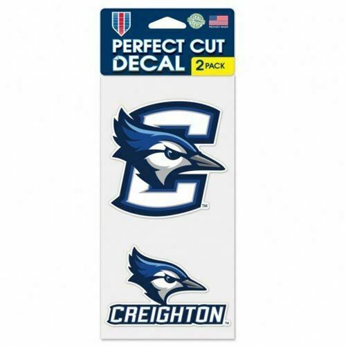 Wincraft Creighton Blue Jays 4"x8" Die Cut Decal (Two - 4"x4" Decals)