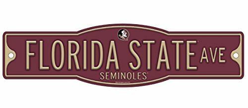 Florida State Seminoles 4" x 17" Street Sign NCAA