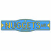 Denver Nuggets Basketball Plastic 4 x 17 Street Sign