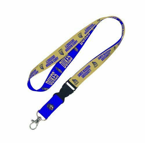 NCAA James Madison Lanyard with detachable buckle