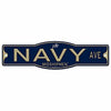 Navy Midshipmen 4&quot; x 17&quot; Plastic Street Sign NCAA