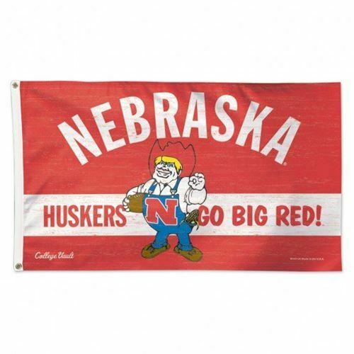 Wincraft Nebraska Cornhuskers Flag 3' x 5' Deluxe Flag - Go Big Red Flag