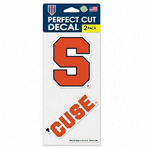 WinCraft NCAA Syracuse University Perfect Cut Decal (Set of 2), 4" x 4"