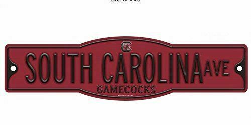 South Carolina Gamecocks 4" x 17" Street Sign NCAA