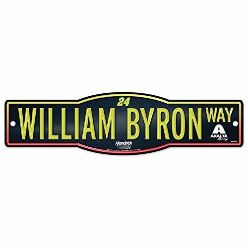 WinCraft William Byron #24 NASCAR 4"x17" Street Sign