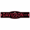 Davidson Wildcats 4&quot; x 17&quot; Plastic Street Sign NCAA