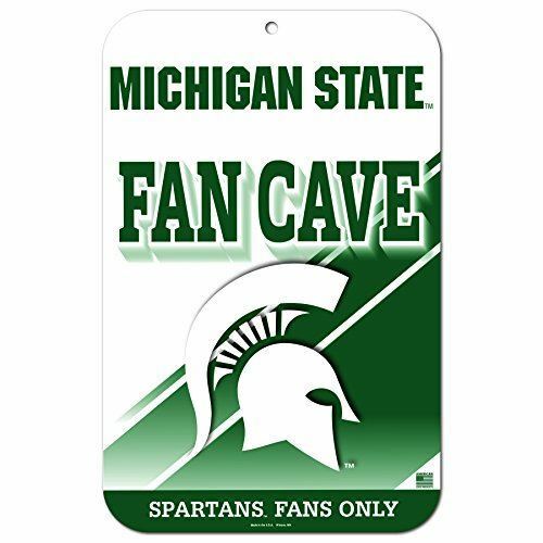 11"x17" Fan Cave Street Sign Michigan State University Spartens