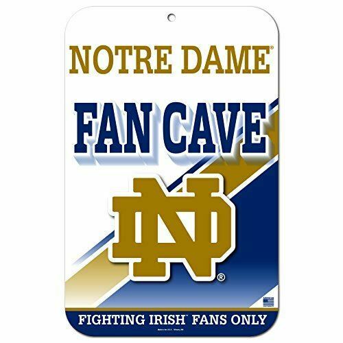 11"x17" Fan Cave Street Sign Notre Dame Fighting Irish