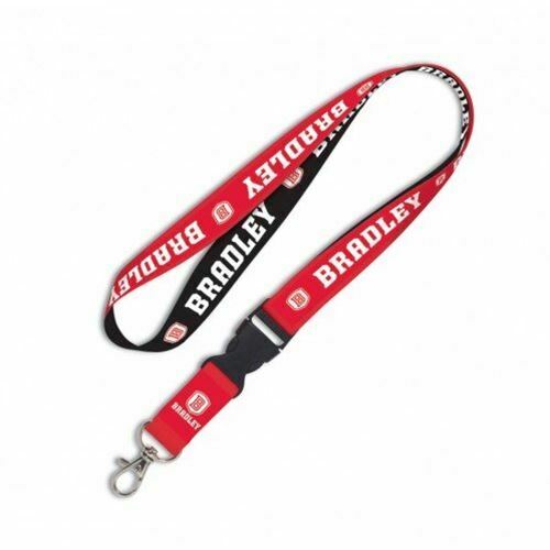 Wincraft NCAA Bradley University Lanyard with Detachable Buckle, 1"