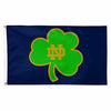 Notre Dame Fighting Irish Shamrock NCAA Football 3 x 5 Foot Flag