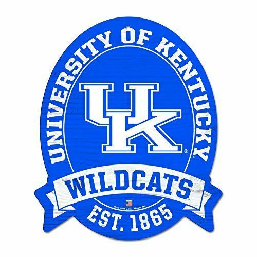 11X13 KENTUCKY Wildcats Wood Street Sign