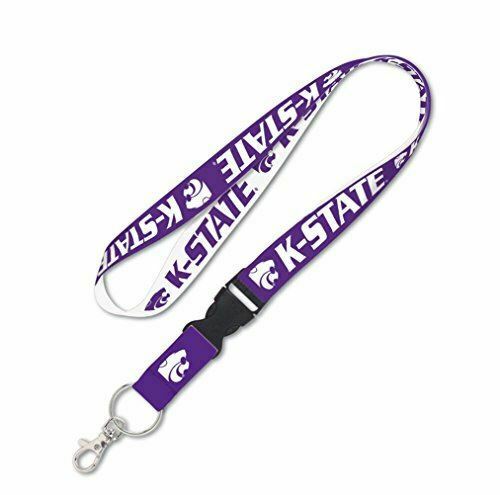 NCAA Kansas State University Lanyard with Detachable Buckle, 1"