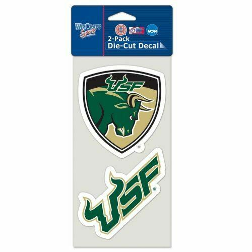WinCraft NCAA University of South Florida Perfect Cut Decal (Set of 2), 4" x 4"
