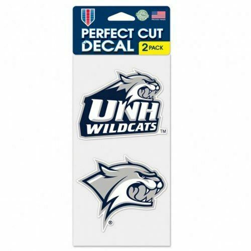 New Hampshire Wildcats 4"x8" Die Cut Decal (Two - 4"x4" Decals)