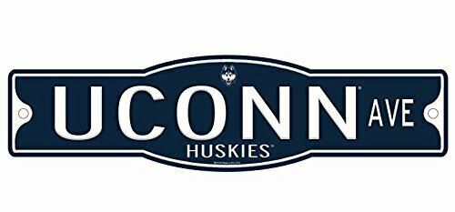 UConn Univeristy of Connecticut Huskies 4" x 17" Street Sign NCAA