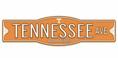 Tennessee Volunteers 4" x 17" Street Sign NCAA Vols