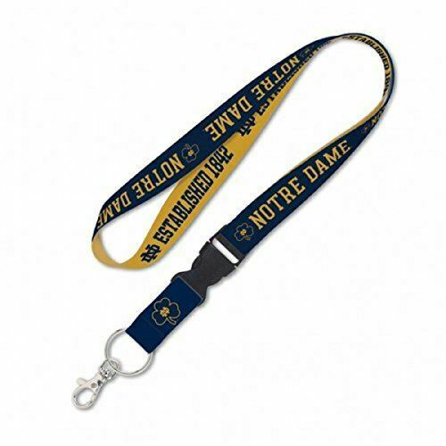 Wincraft NCAA Notre Dame 31221010 Lanyard with Detachable Buckle, 3/4"