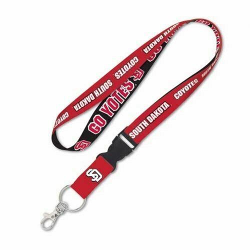 WinCraft South Dakota Coyotes Lanyard with Detachable Buckle, 1"