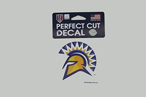 San Jose State University Sparten NCAA 4x4 Die Cut Decals