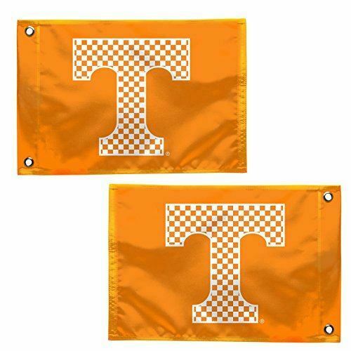 Tennessee Volunteers Vols UT Navy Checkered T 12.5" x 18" Boat Flag Golf Cart Fl