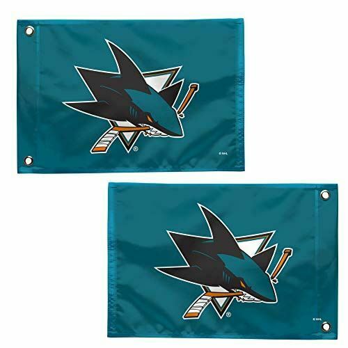 WinCraft San Jose Sharks 12.5" x 18" Boat Flag Golf Cart Flag