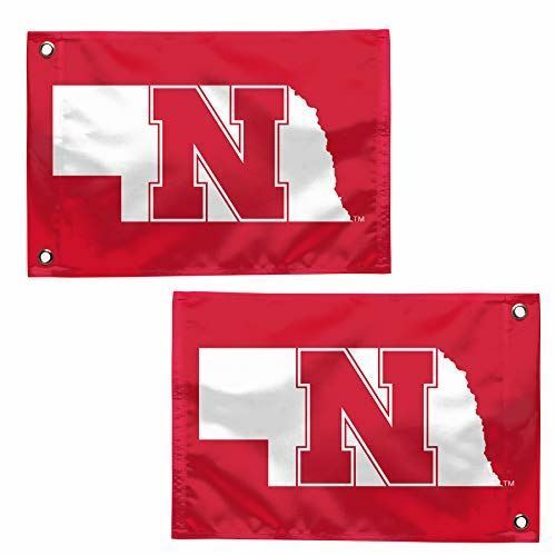 WinCraft Nebraska Cornhuskers 12.5" x 18" Boat Flag Golf Cart Flag