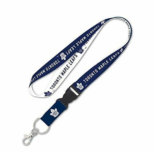 Wincraft NHL Toronto Maple Leafs Lanyard with Detachable Buckle, 3/4"