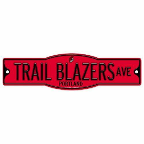 Portland Trailblazers Blazers 4" x 17" Plastic Street Sign NBA