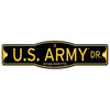 WinCraft US Army United States of America Veteran 4&quot; x 17&quot; Plastic Street Sign