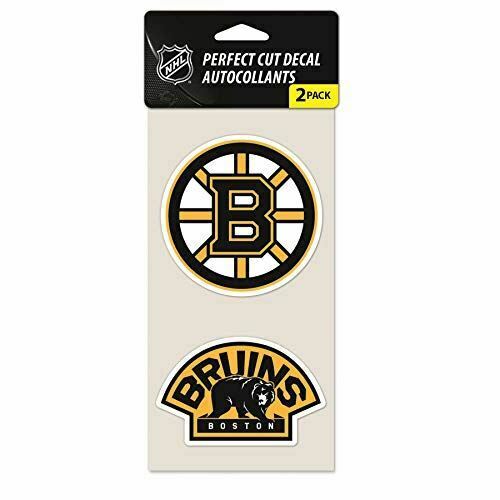 WinCraft NHL Boston Bruins 47975011 Perfect Cut Decal (Set of 2), 4" x 4"