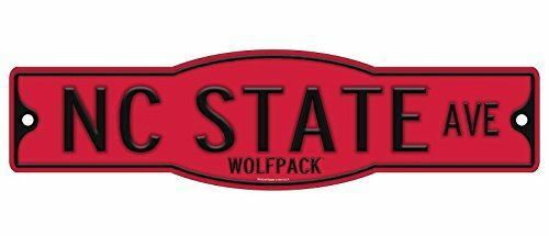 North Carolina State Wolfpack NC State Wolfpack 4" x 17" Street Sign NCAA